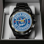 Los Angeles Dodgers World Series 2025 Black Stainless Steel Watch – TANTN18314