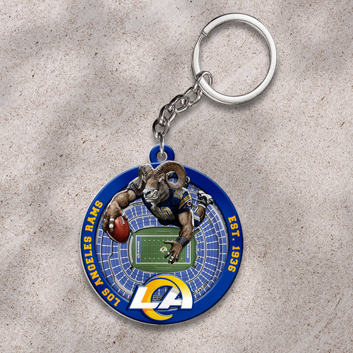 Los Angeles Chargers Custom Shape 2-sided Keychain – HOATT12699