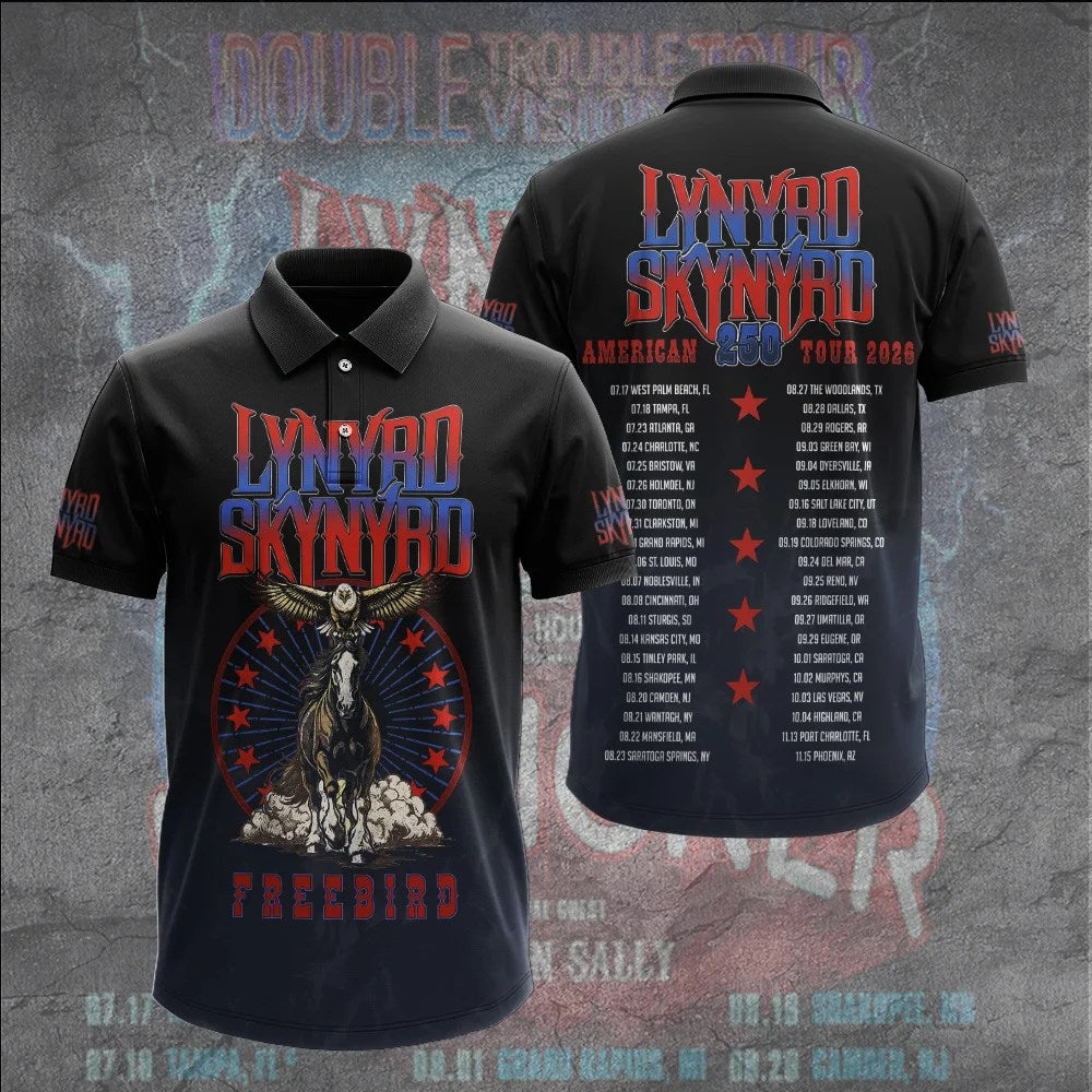 Lynyrd Skynyrd Tour 2026 3D Apparel – GNE8277