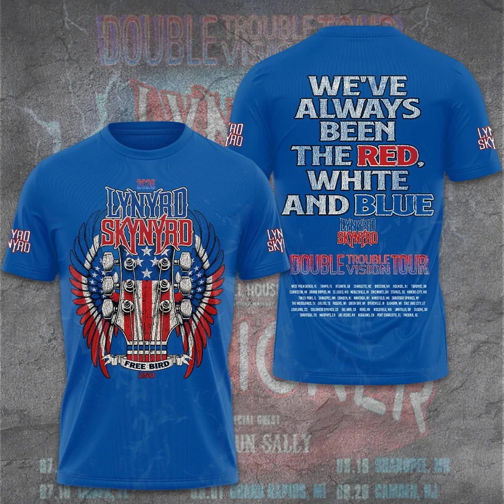 Lynyrd Skynyrd Tour 2026 3D Apparel – GNE8278