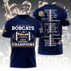 Montana State Bobcats Football 2025 National Champions 3D Apparel – MAITM14489