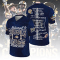 Montana State Bobcats Football 2025 National Champions 3D Football Jersey – MAITM14538