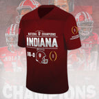 Indiana Hoosiers Football 2025 National Champions 3D Football Jersey – MAITM14587