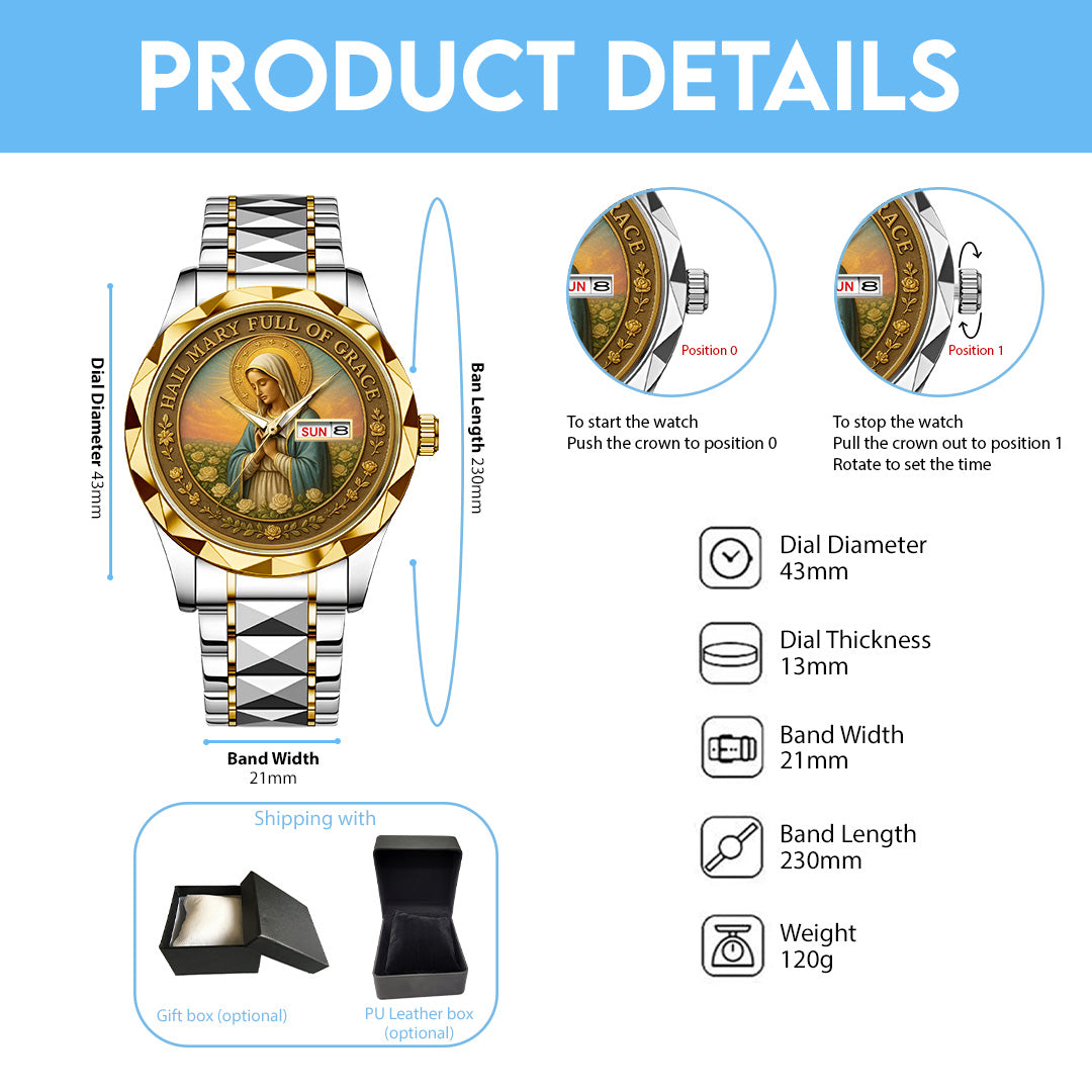Maria Alloy Luxury Quartz Watch – TMTHU 289