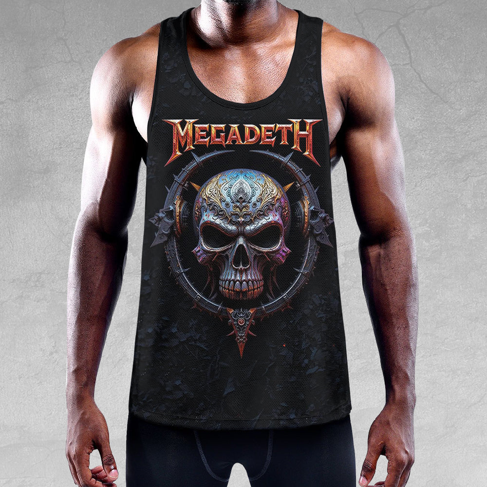 Megadeth Band Y-Back Muscle Tank Top – TMTHU 379