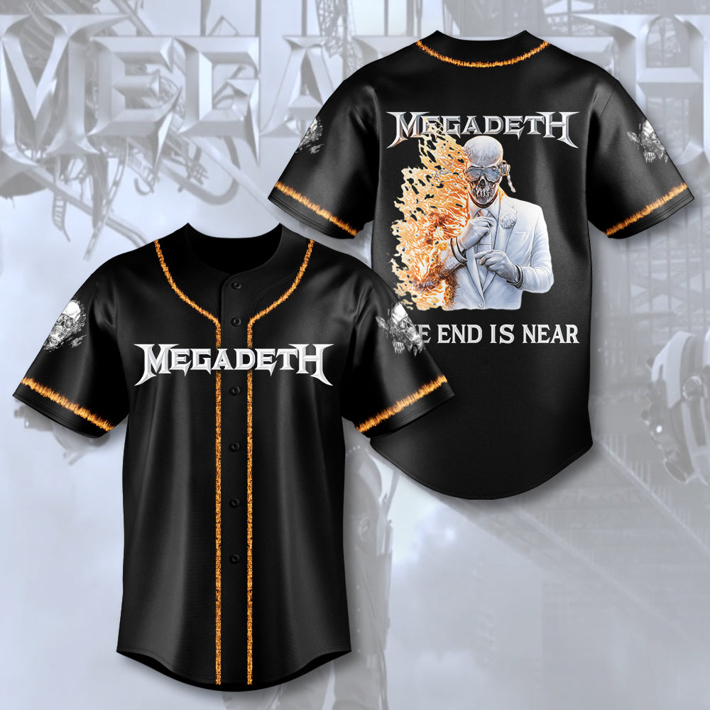 Megadeth Band Baseball Jersey – TMTHU 394