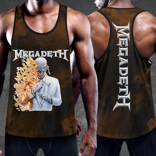 Megadeth Band Y-Back Muscle Tank Top – TMTHU 397