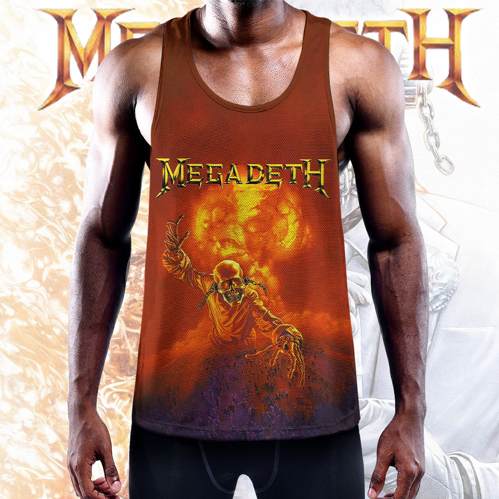 Megadeth Y-Back Muscle Tank Top – TMTHU516