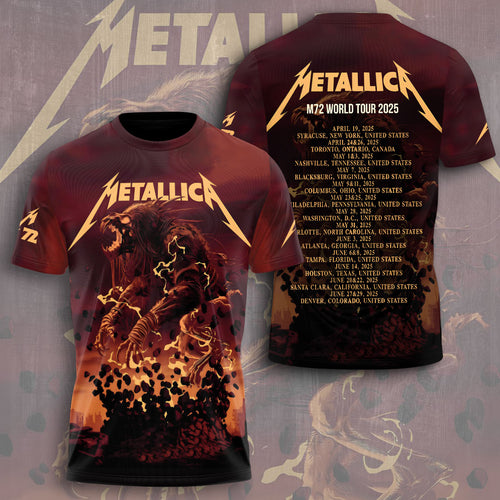 Metallica 3D Apparel – TMTHU541