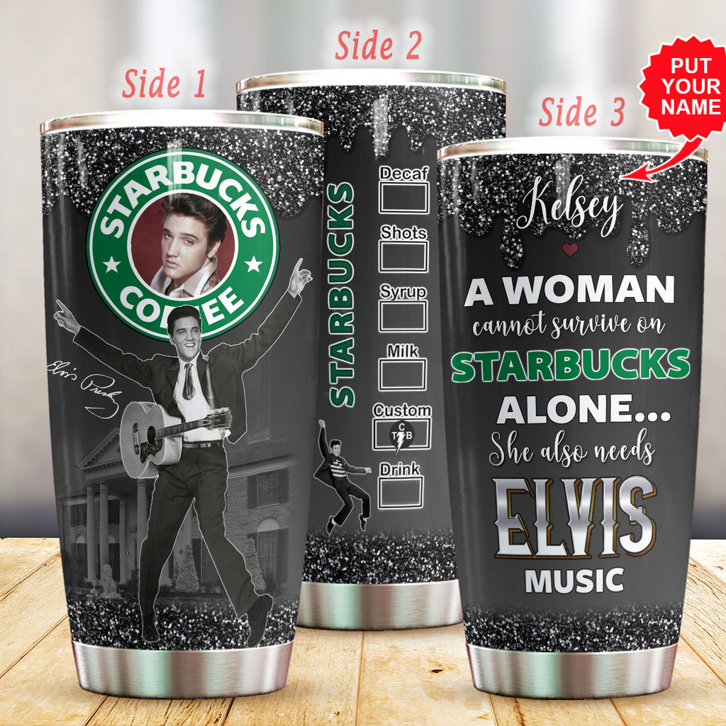 Personalized Elvis Presley Tumbler Cup – VANDH 307