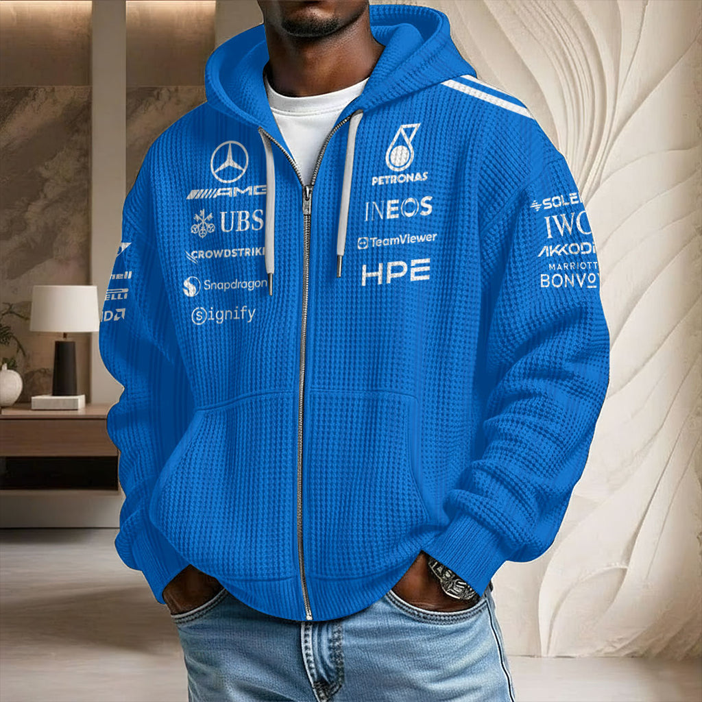 Mercedes AMG Petronas F1 Team 3D Unisex Waffle Hoodie – TANTN23933