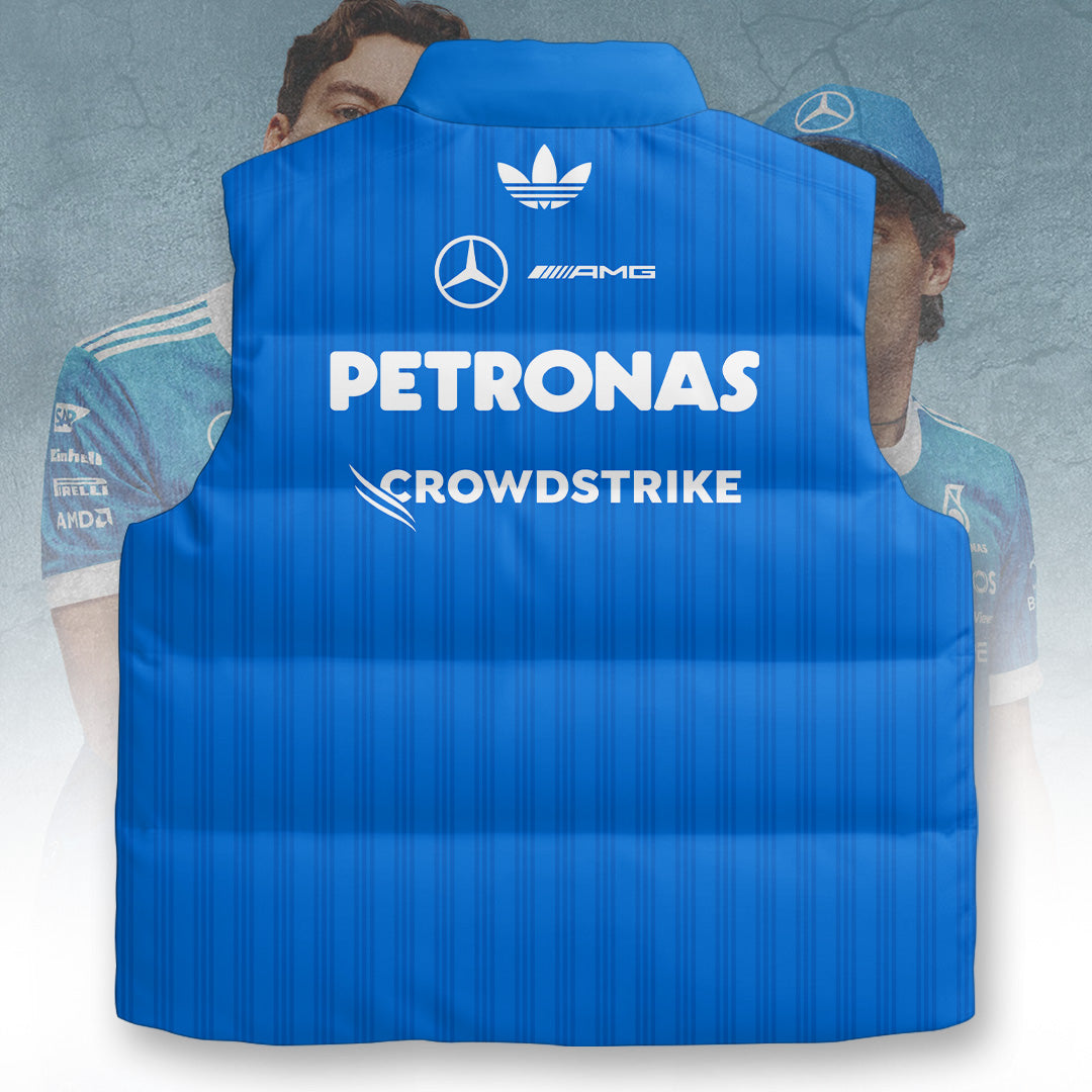 Mercedes AMG Petronas F1 Team 3D Sleeveless Down Jacket – TANTN23772