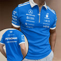 Mercedes AMG Petronas F1 Team Zip Polo Shirt – TANTN23752