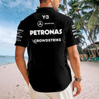 Mercedes AMG Petronas F1 Team x Y-3 Short Sleeve Button-Down Shirt – TANTN23562