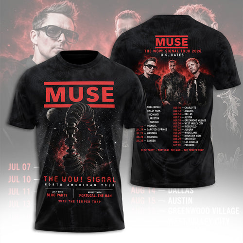 Muse Tour 2026 3D Apparel – TANTN24229