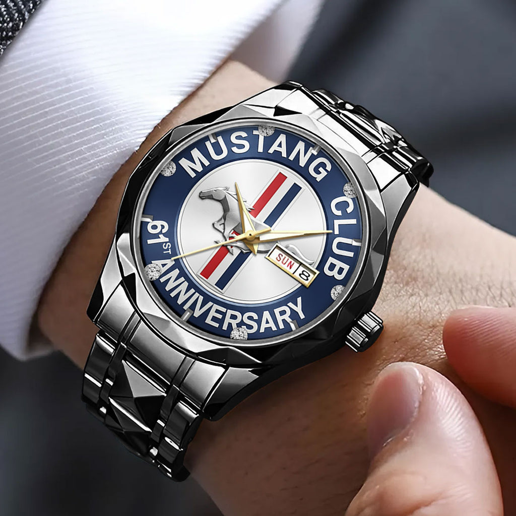 Ford Mustang 61th Anniversary 2025 Alloy Luxury Quartz Watch – TMTHU900
