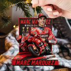 Marc Márquez Custom Shape 2-sided Acrylic Ornament – TMTHU2631