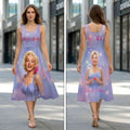 Marilyn Monroe 100th Anniversary Sleeveless Knee-Length Dress – HOATT19764