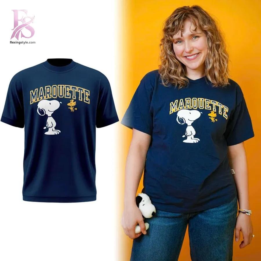 Marquette Golden Eagles x Snoopy T-Shirt