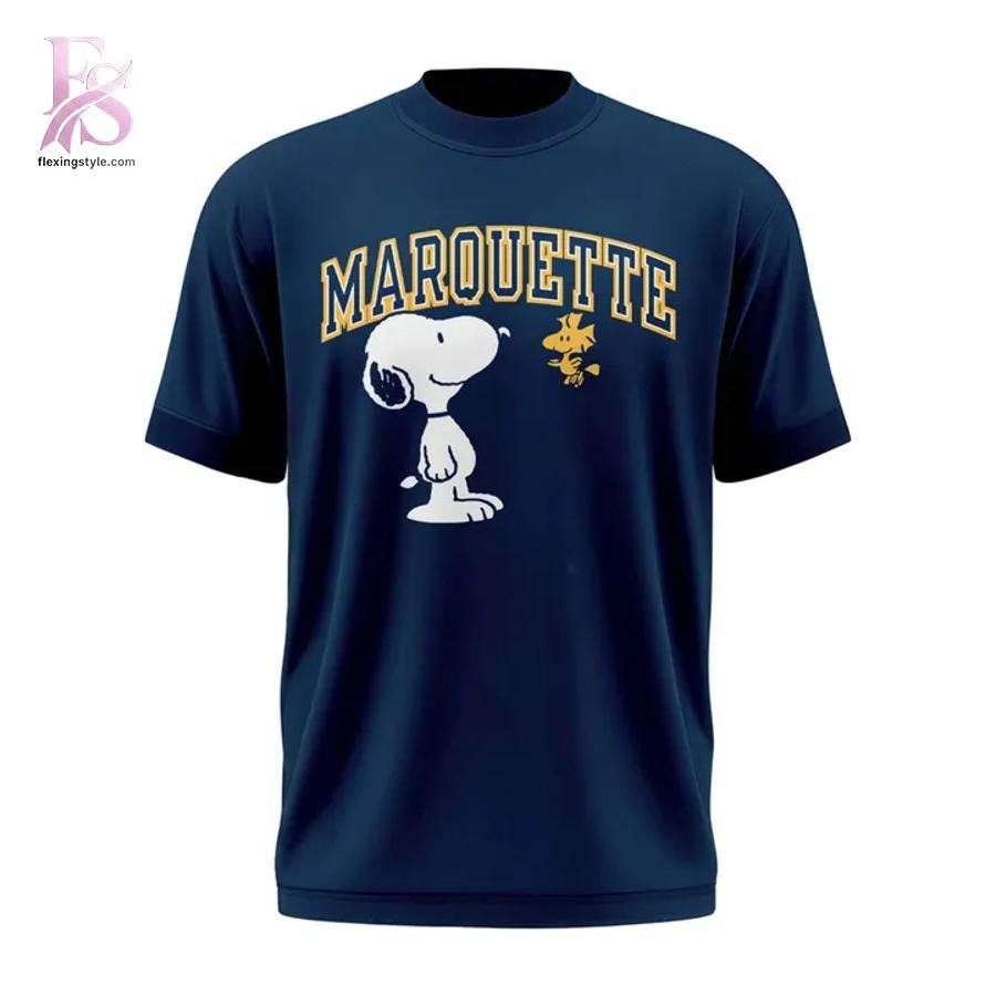 Marquette Golden Eagles x Snoopy T-Shirt