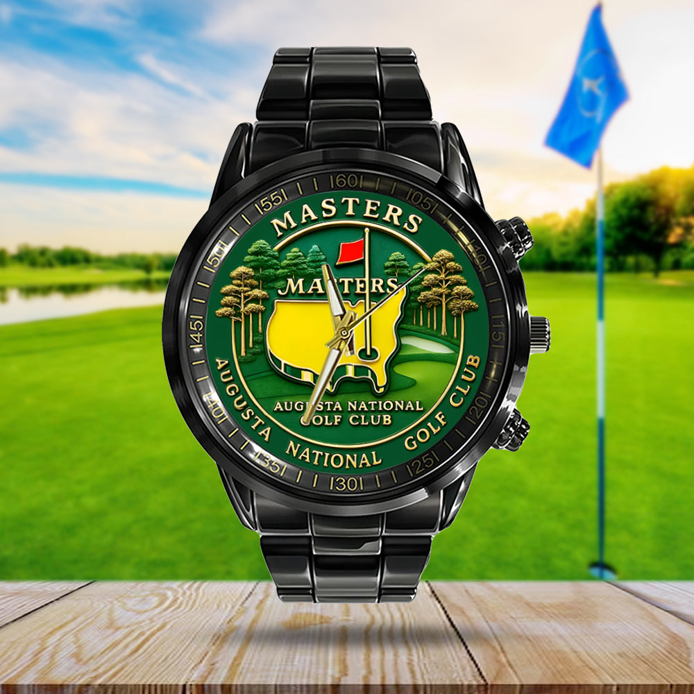 Masters Tournament Black Stainless Steel Watch – MAITM 10741