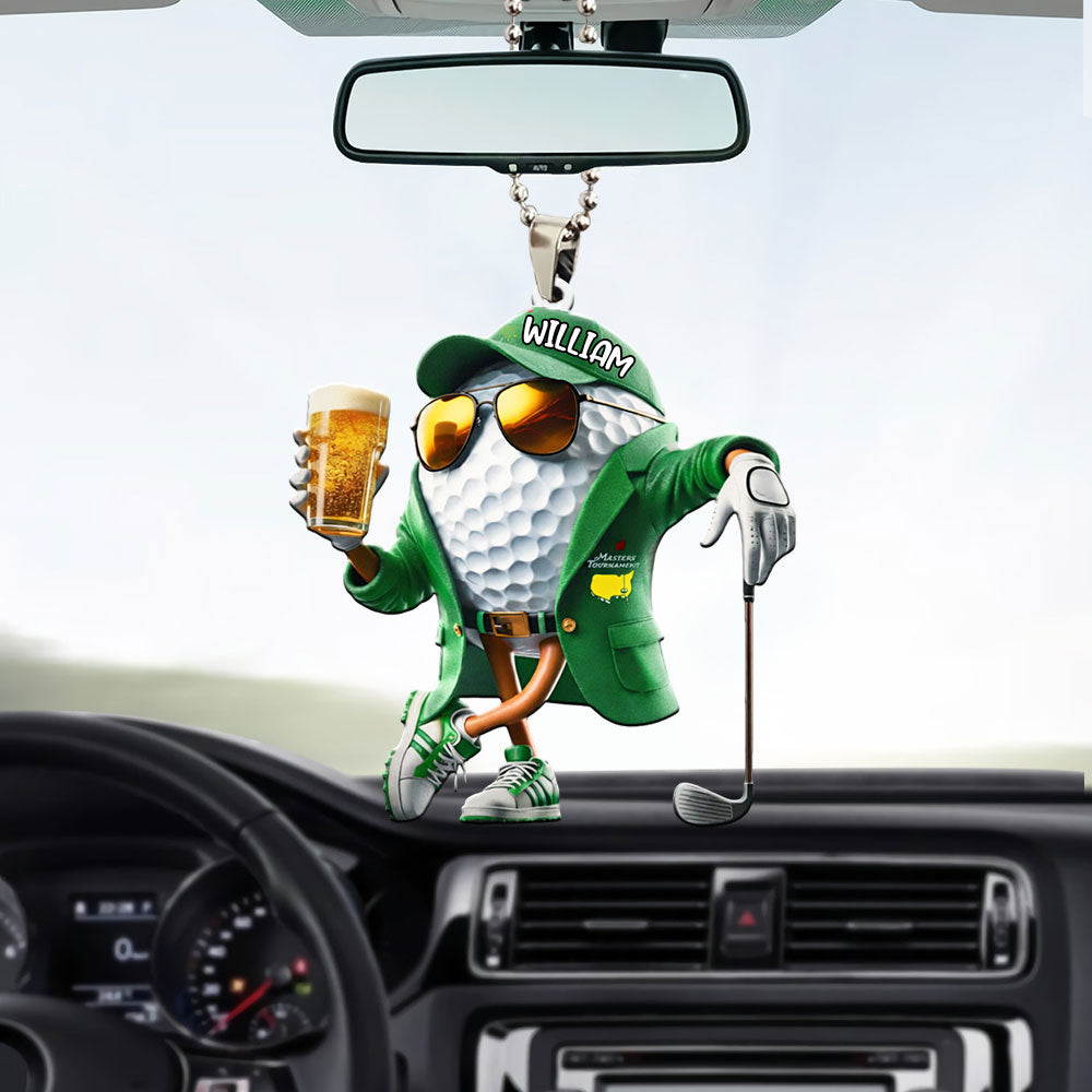 Personalized Masters Tournament Custom shape 2-sided Acrylic Car Ornament – MAITM15091