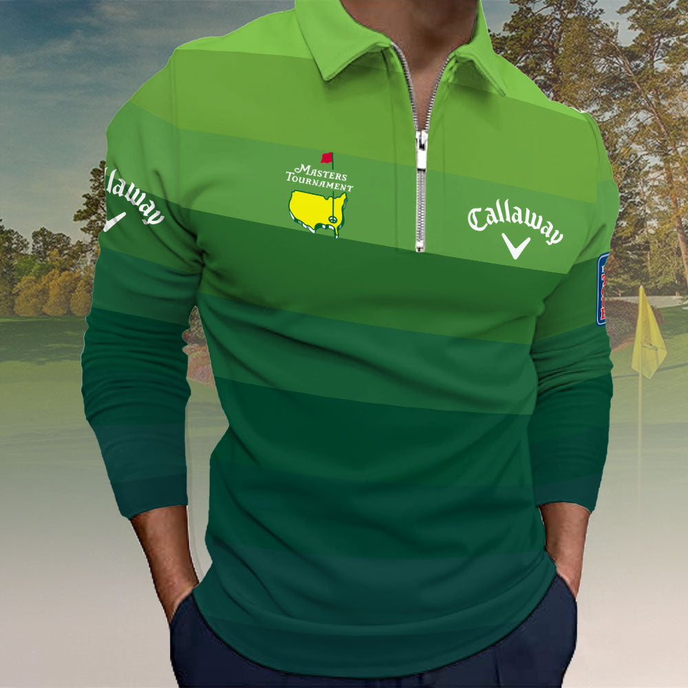 Masters Tournament x CALW Zip Polo Shirt – MAITM15055