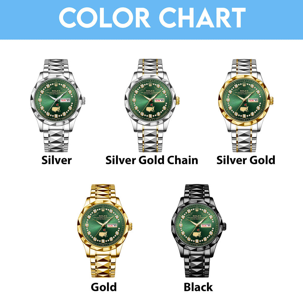 Masters Tournament x Rolex Alloy Luxury Quartz Watch – TMTHU5180