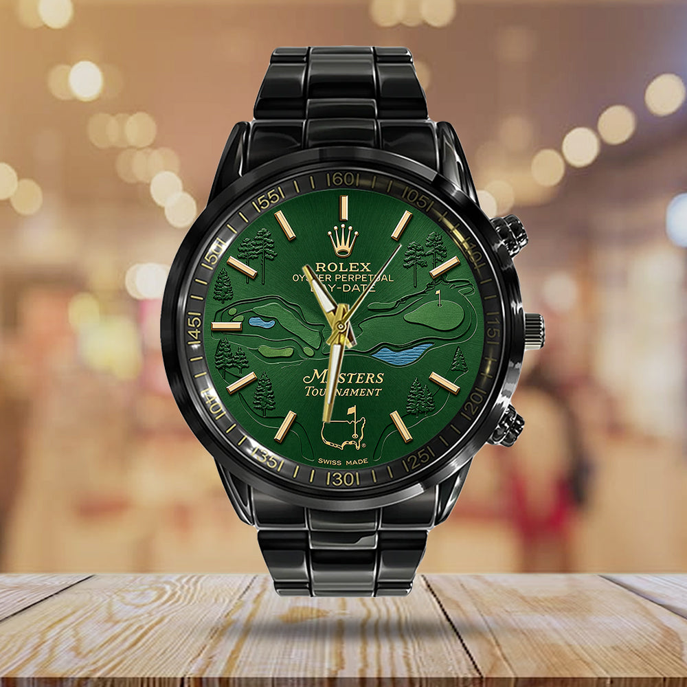 Masters Tournament x Rolex Black Stainless Steel Watch – TMTHU5086