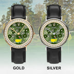 Masters Tournament x Rolex Black Stitched Leather Watch – MAITM15104