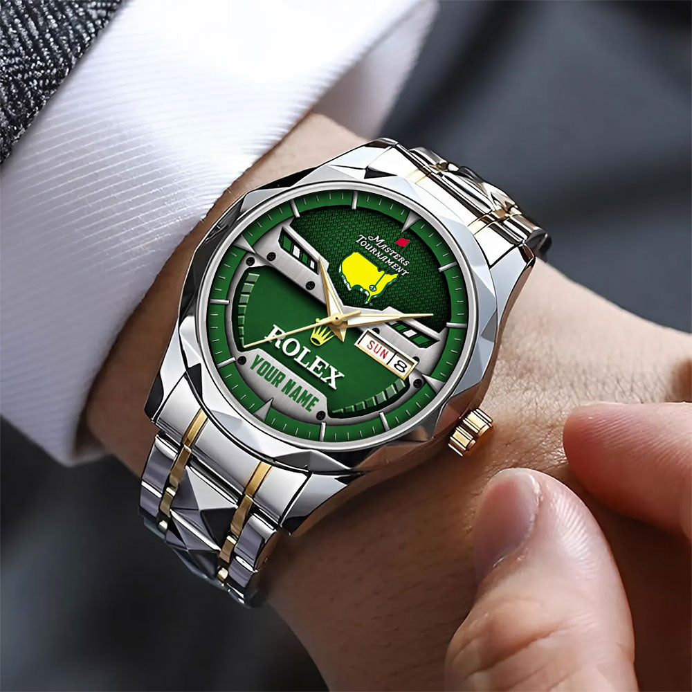 Personalized Masters Tournament x Rolex Alloy Luxury Quartz Watch – MAITM15060