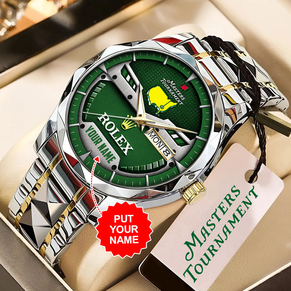 Personalized Masters Tournament x Rolex Alloy Luxury Quartz Watch – MAITM15060