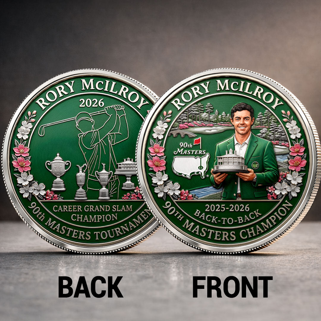 Masters Tournament x Rory McIlroy 2026 Champion Commemorative Coin – HOATT17454