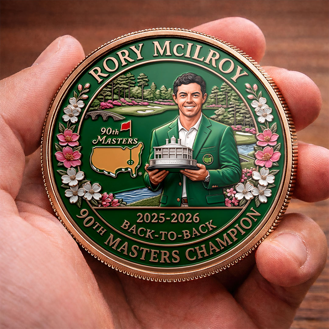 Masters Tournament x Rory McIlroy 2026 Champion Commemorative Coin – HOATT17454