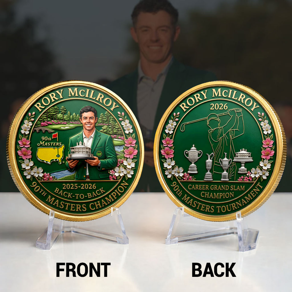 Masters Tournament x Rory McIlroy 2026 Champion Commemorative Coin – HOATT17454