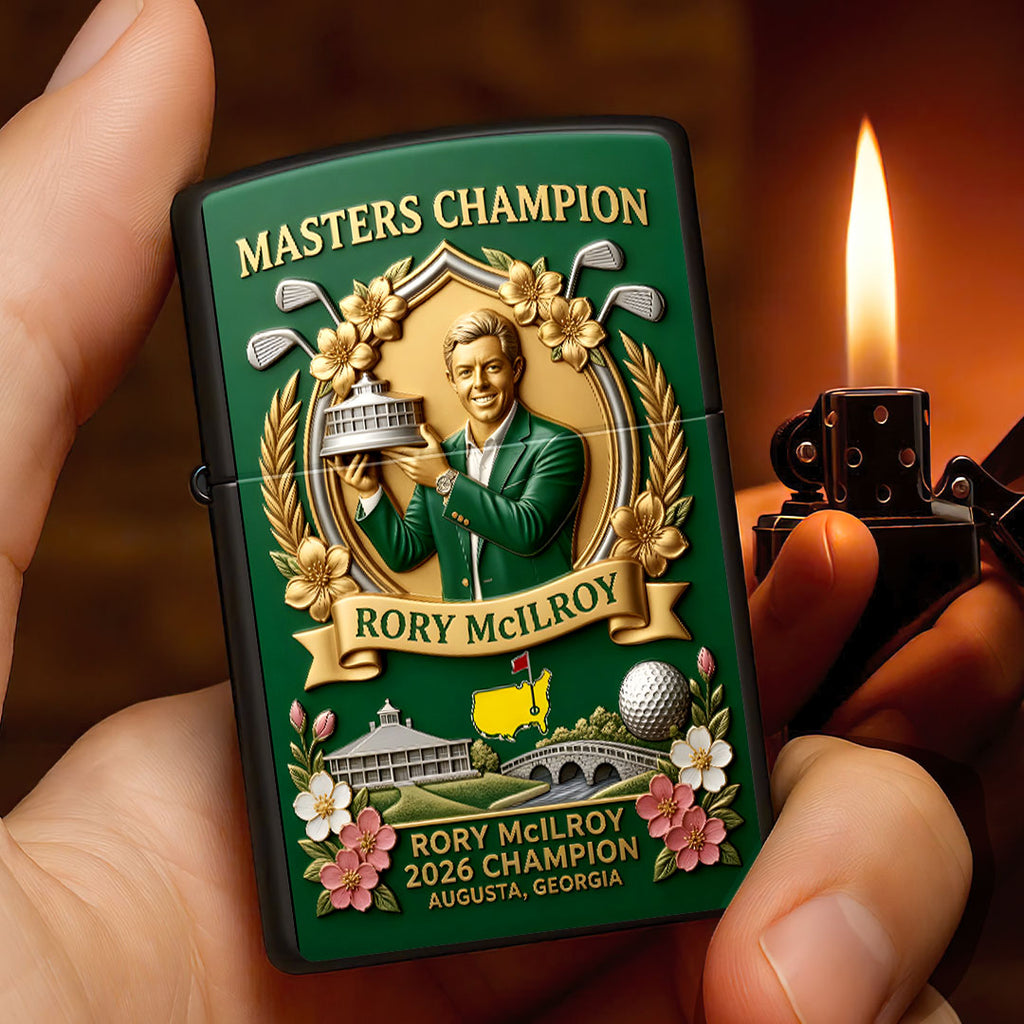 Masters Tournament x Rory McIlroy 2026 Champion Zippo Lighter Case (No Insert) – HOATT17455