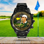 Masters Tournament x Rory McIlroy Black Stainless Steel Watch – MAITM 10740