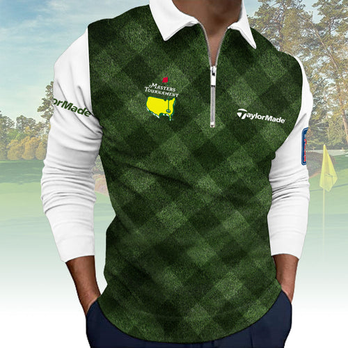Masters Tournament x TAYL Zip Polo Shirt – MAITM15057