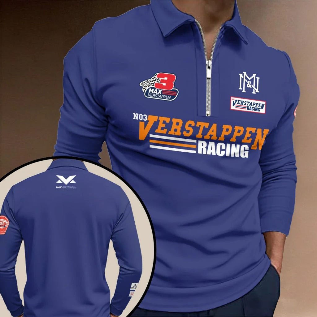 Max Verstappen Racing x Mitchell & Ness Zip Polo Shirt – TANTN25754