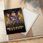 Red Bull Racing x Max Verstappen Rectangle Canvas With Inner Frame – GNE4475