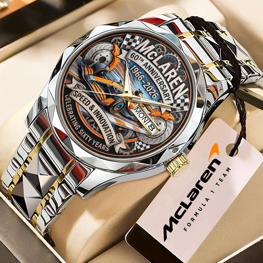 McLaren 60th Anniversary Alloy Luxury Quartz Watch – MAITM14671