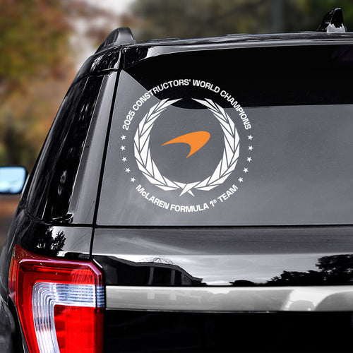 McLaren Formula 1 Team 2025 Constructors' 10 Times 3D Car Sticker – TANTN17394