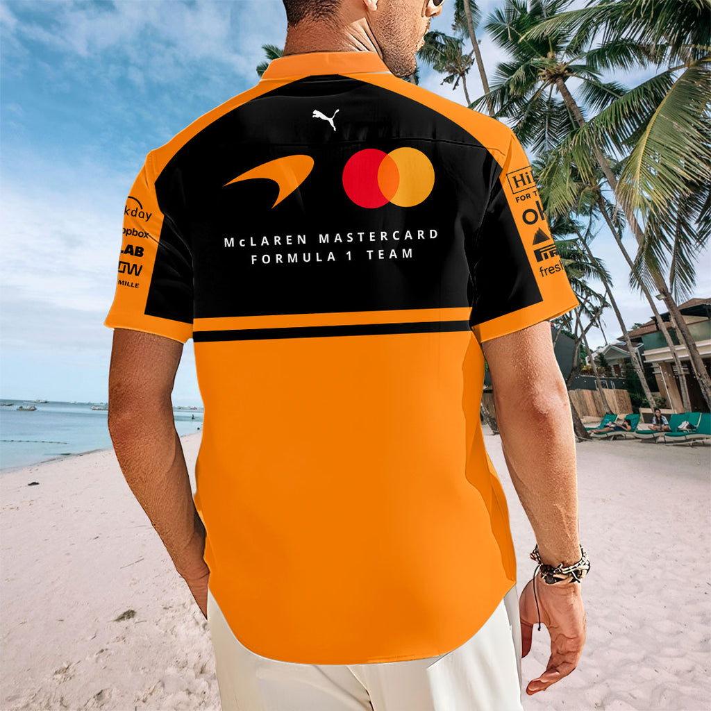McLaren Formula One Team 2026 Short Sleeve Button-Down Shirt – TANTN20882