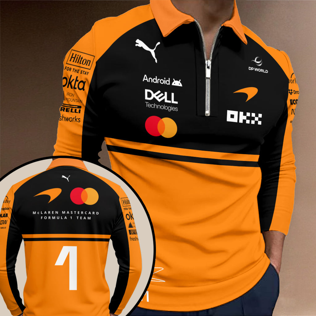 McLaren Formula One Team x Lando Norris 2026 Zip Polo Shirt – TANTN21379