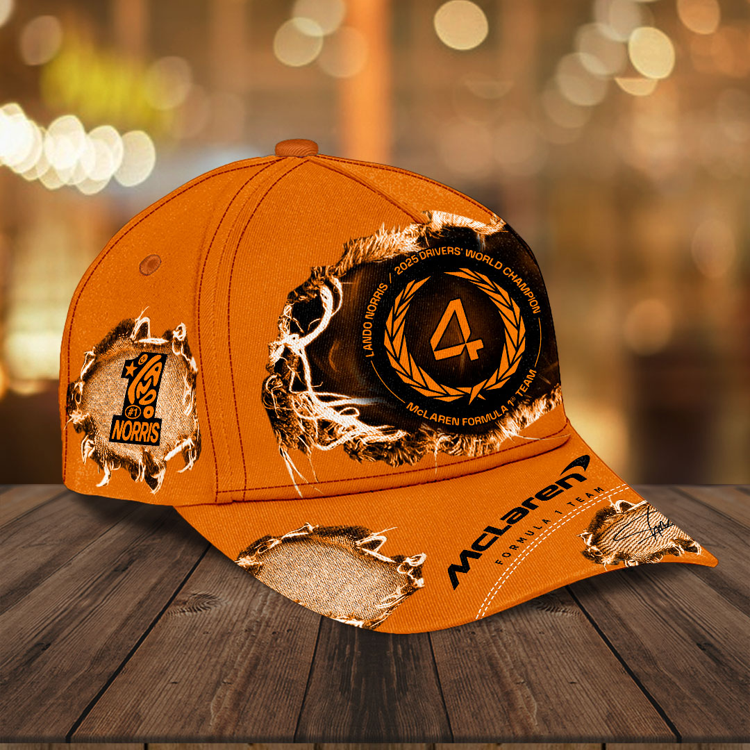 McLaren x Lando Norris 2025 World Champion Classic Cap – HOATT15094