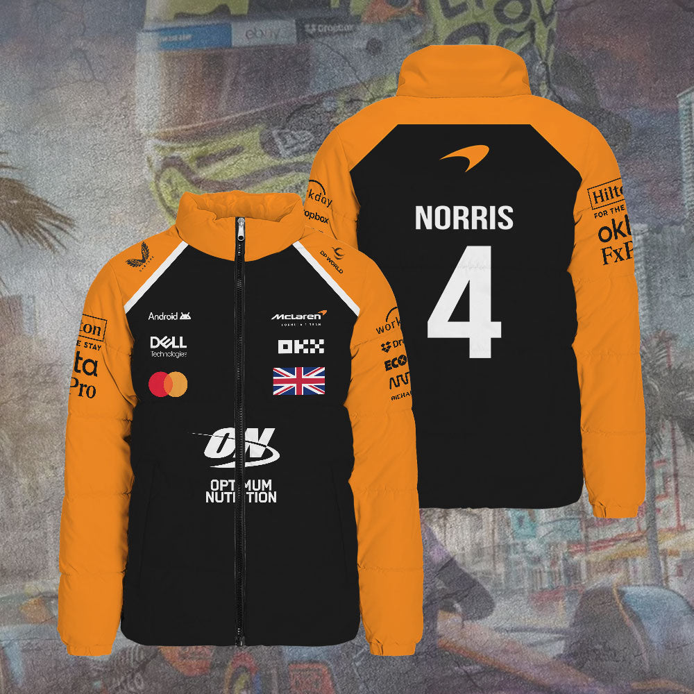 McLaren x Lando Norris 3D Stand Collar Puffer Jacket – TANTN16920