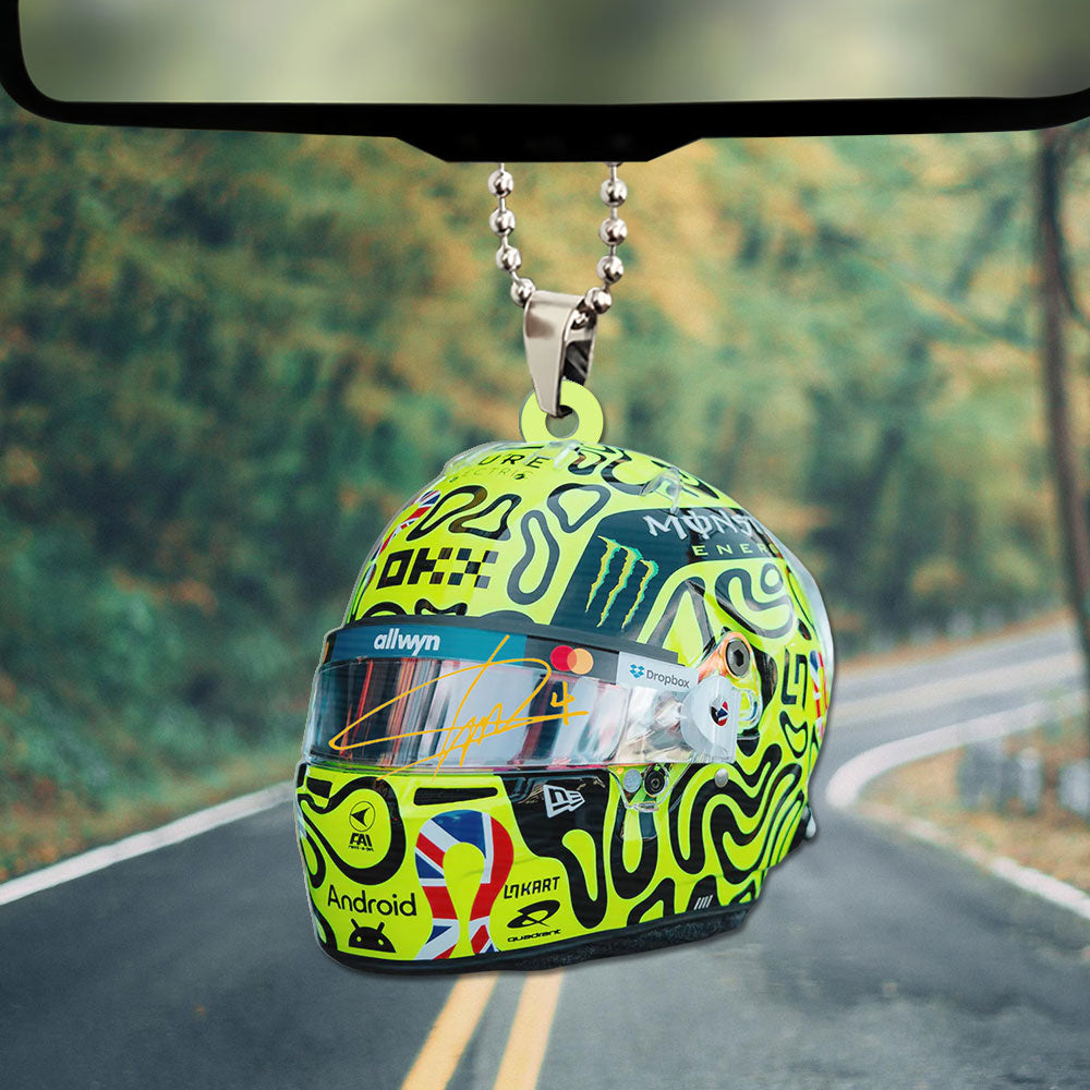 McLaren x Lando Norris World Champions 2025 Custom shape 1-sided Acrylic Car Ornament – TMTHU2518