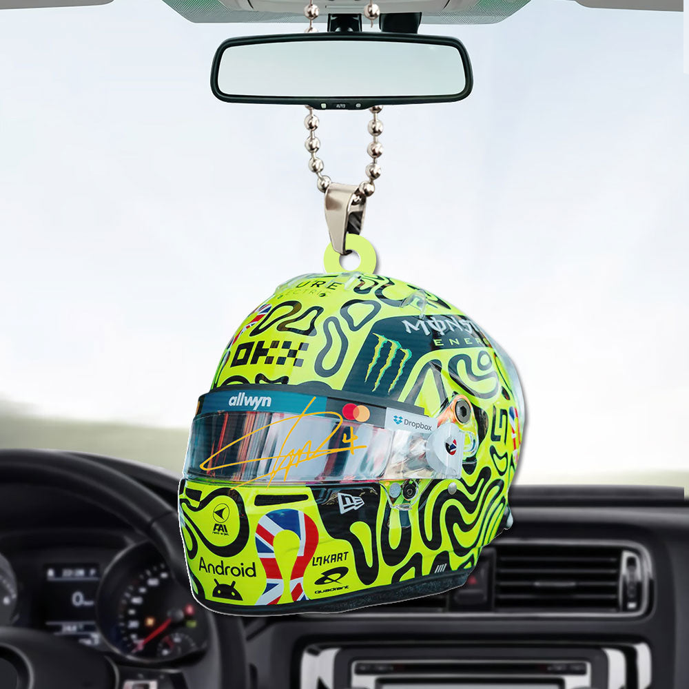 McLaren x Lando Norris World Champions 2025 Custom shape 1-sided Acrylic Car Ornament – TMTHU2518