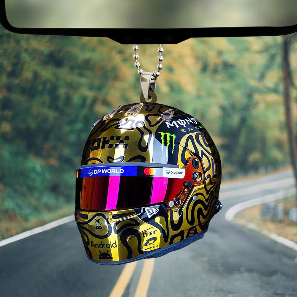 McLaren x Lando Norris World Champions 2025 Custom shape 2-sided Acrylic Car Ornament – TANTN19257