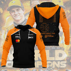 McLaren 2025 Constructors' World Champions 3D Apparel – HOATT13611